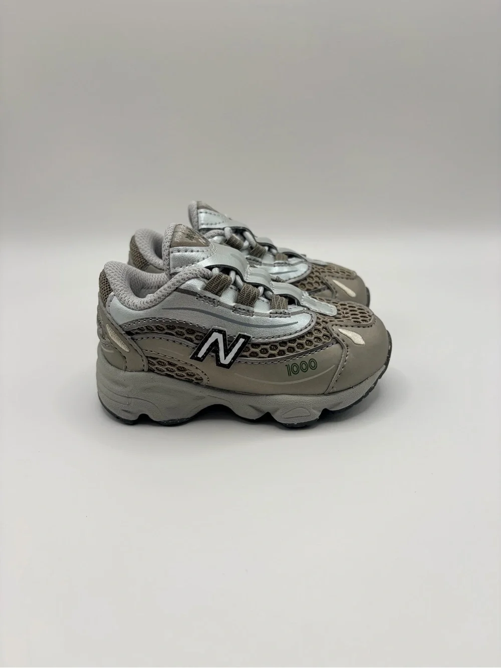New Balance Kids 1000 Lightweight Athletic Sneakers - Gray